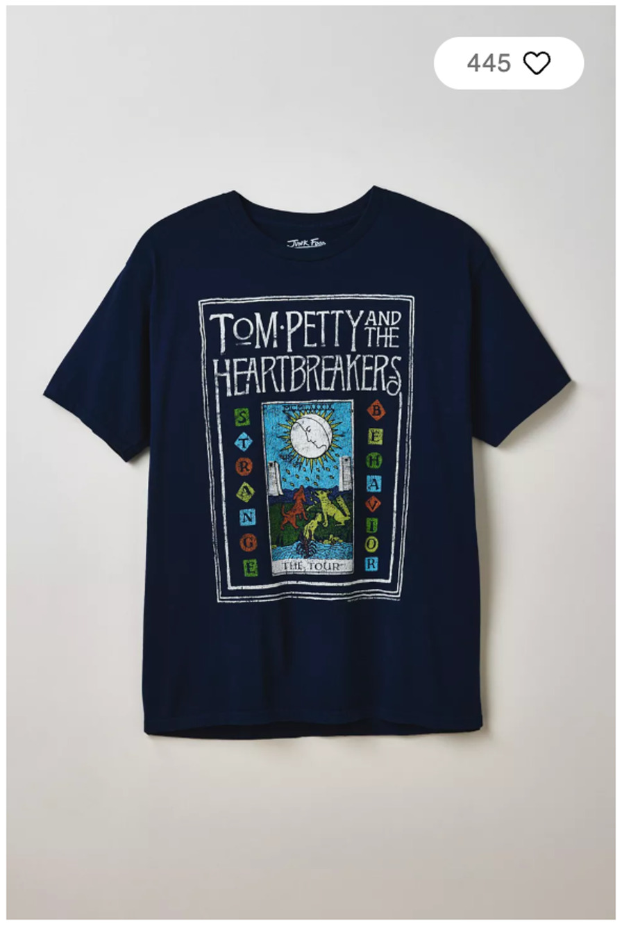 Urban Outfitters Tom Petty 1989 Tour Graphic Tee Shirt Medium NEW